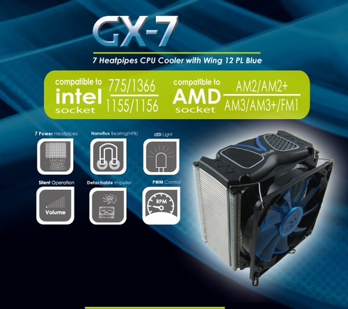 Gelid uvádí výkonný chladič GX-7