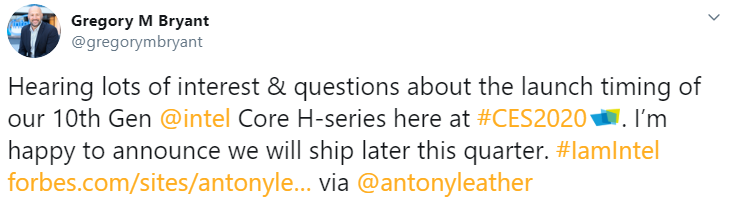 Intel zatím Comet Lake-S nepředstavil, zmínilo je však MSI