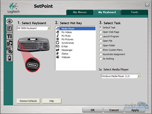 Logitech Cordless Desktop MX 5000 Laser