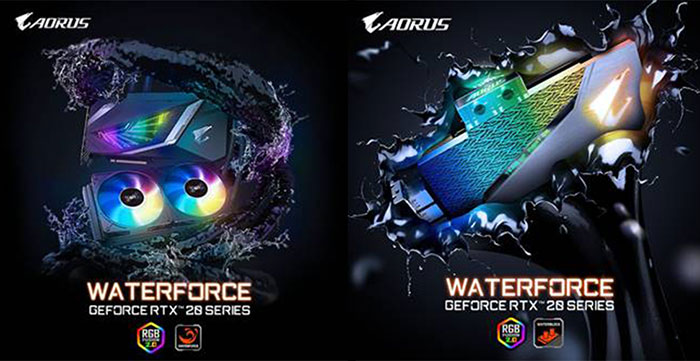 Gigabyte se pochlubil dvojicí vodou chlazených RTX 2080 SUPER WaterForce
