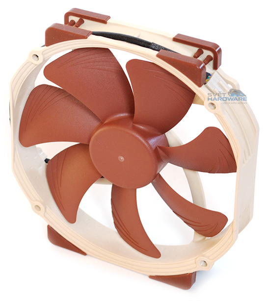 Ventilátory Noctua v testu průtoku a rozptylu vzduchu