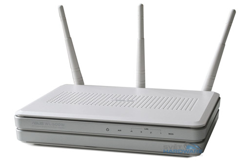 ASUS WL-500W: k WiFi ještě USB