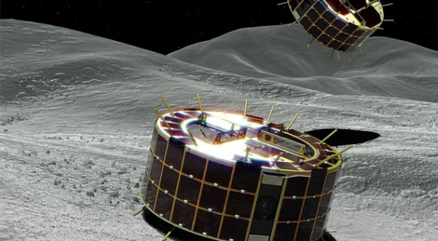 Japonská Hayabusa-2 odhodila roboty na povrch asteroidu Ryugu