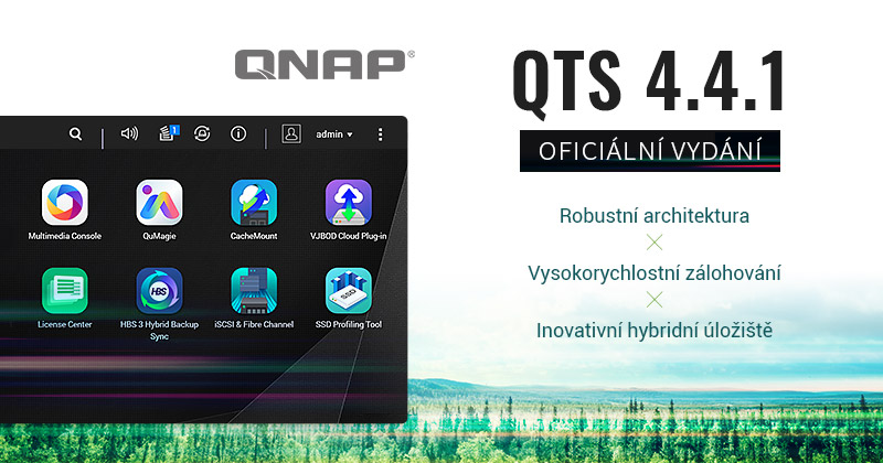 QNAP uvádí na trh NAS systém QTS 4.4.1 s novým linuxovým jádrem
