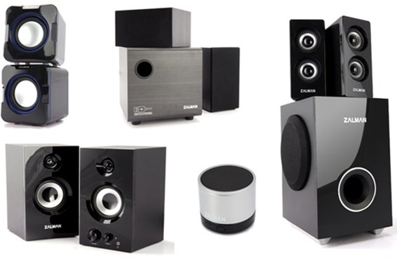Zalman zařadil do nabídky pět reproduktorových soustav