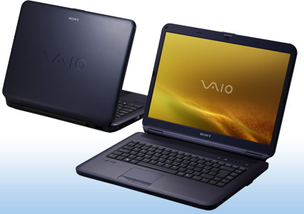 Sony Vaio NS140 nabídne majitelům Blu-ray a 15,4" displej
