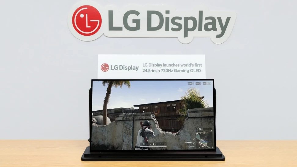 LG Display uvádí 24,5" OLED displej s frekvencí 720 Hz