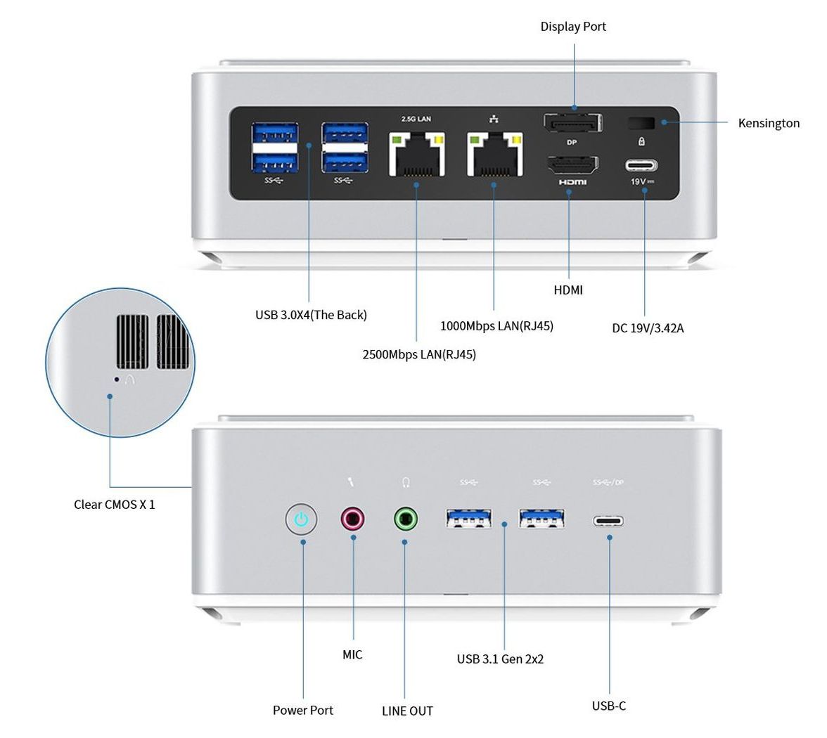 Minisforum Elitemini HM90: mini PC s Ryzenem 9 4900H