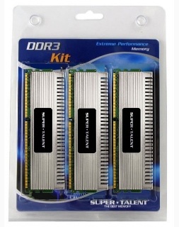 Super Talent připravil 8GB a 12GB DDR3 kity