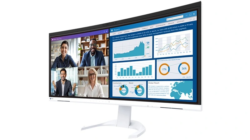 Eizo uvedlo FlexScan EV3450XC, monitor s vestavěnou 5MPx webkamerou