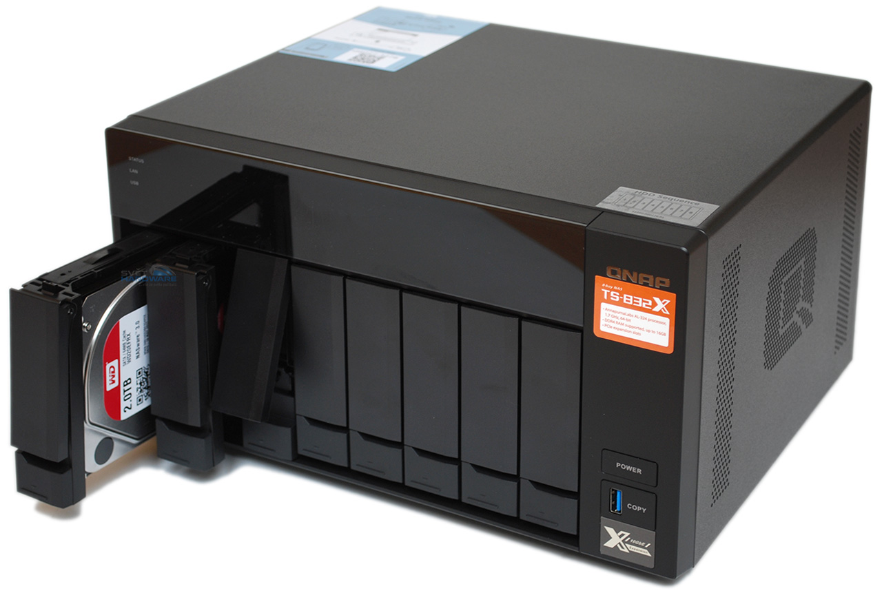 QNAP TS-832X: osm disků a rychlá síť