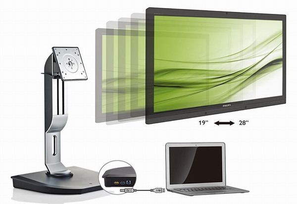 Philips uvádí univerzální dokovací stojan pro monitory