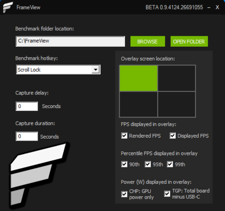 NVIDIA FrameView: benchmarkovací alternativa pro FRAPS