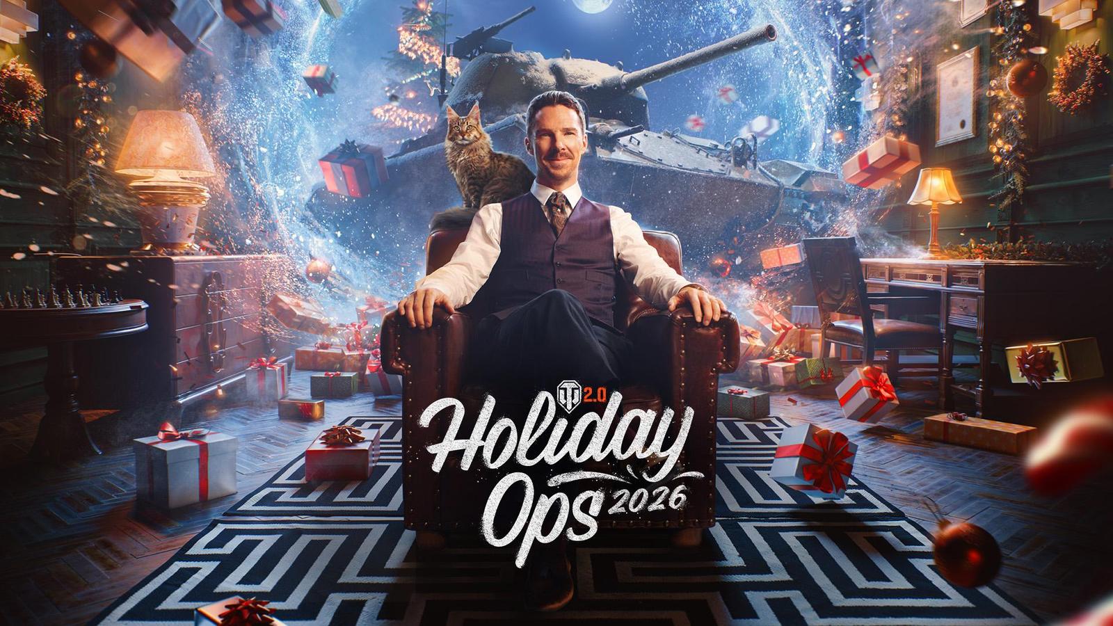Holiday Ops 2026 ve World of Tanks přicházejí s novou tváří v podobě Benedicta Cumberbatche
