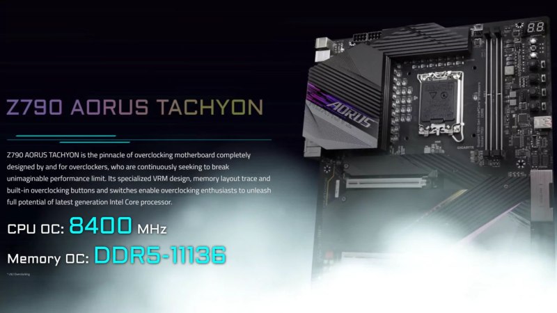 Rekord v přetaktování RAM: Gigabyte dosáhl DDR5-11136