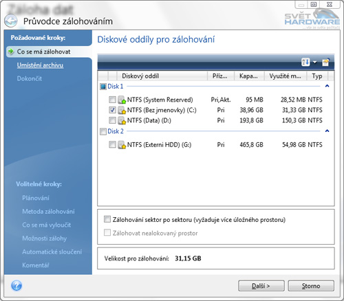 Acronis True Image Home 2010: co umí?