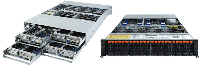 Gigabyte přidává dalších šest serverů s AMD EPYC Rome