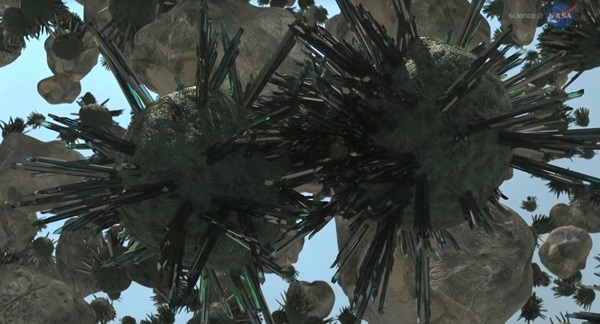 Astronauti na palubě ISS namíchali cement a zkoumají možnosti vesmírného stavebnictví