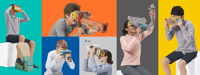 Nintendo Switch nyní s Labo VR: zábavné VR sady z lepenky