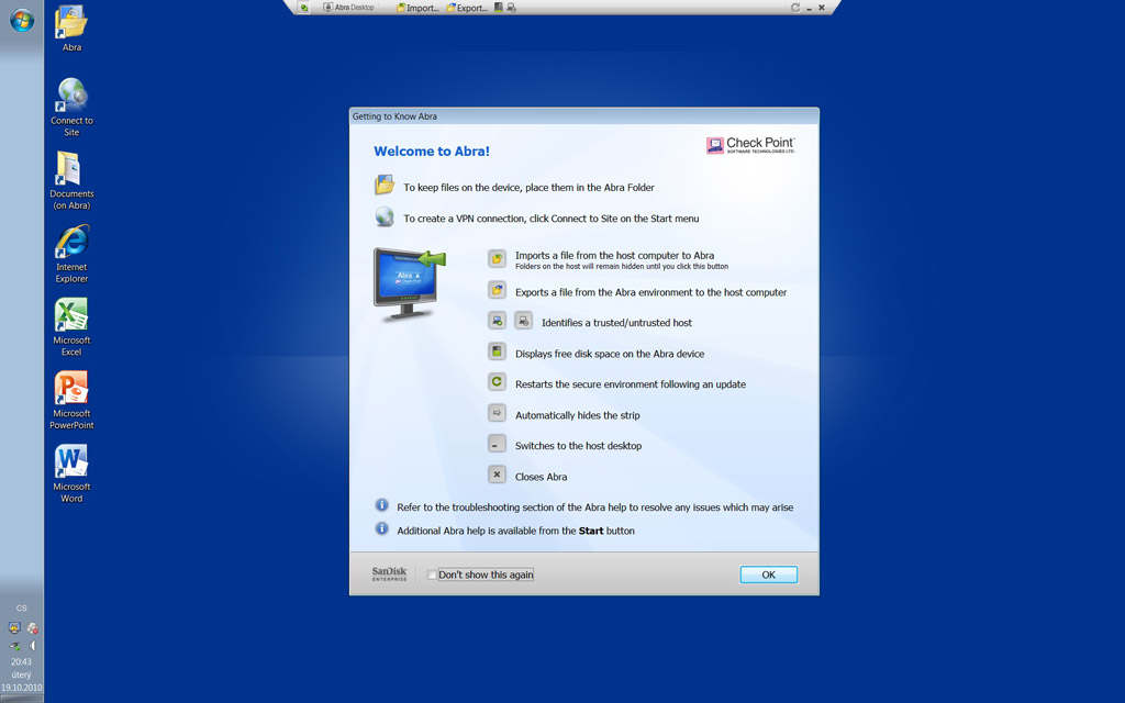 Check Point Abra: kancelář v kapse