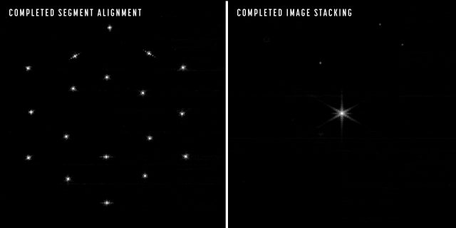NASA úspěšně pokračuje v kalibraci zrcadel Webbova teleskopu