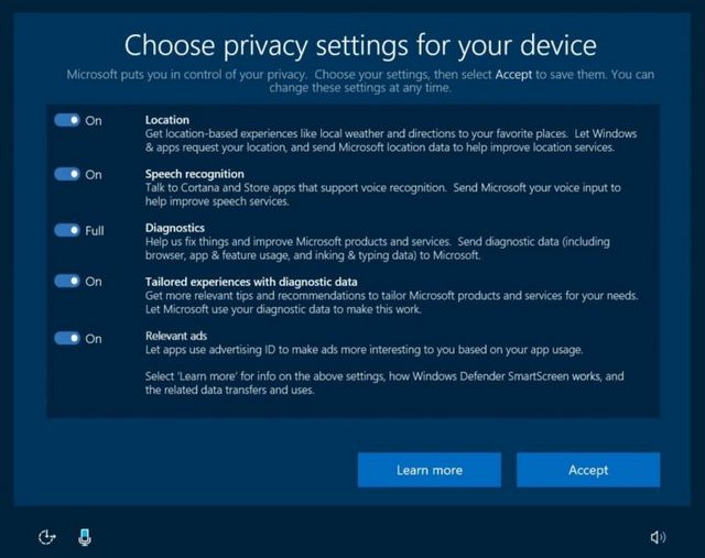 W10 Creators Update změní i nastavení soukromí, bude to k lepšímu?