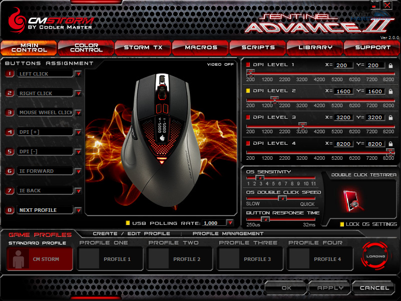 CM Storm Sentinel Advance II: důstojný následovník