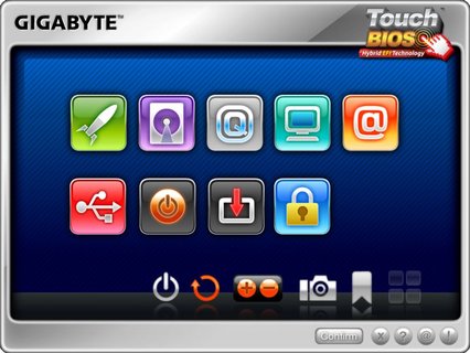 Gigabyte ukázal svůj Touch BIOS
