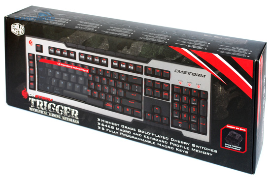 CM Storm Trigger: mechanika s podsvícením