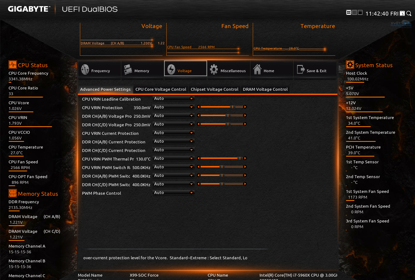 Gigabyte X99-SOC FORCE a dva Haswell-E v akci