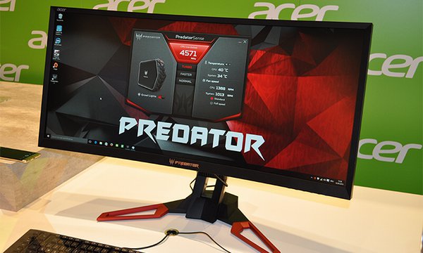Acer Z35 Predator: 35" zahnuté a přetaktovatelné herní LCD