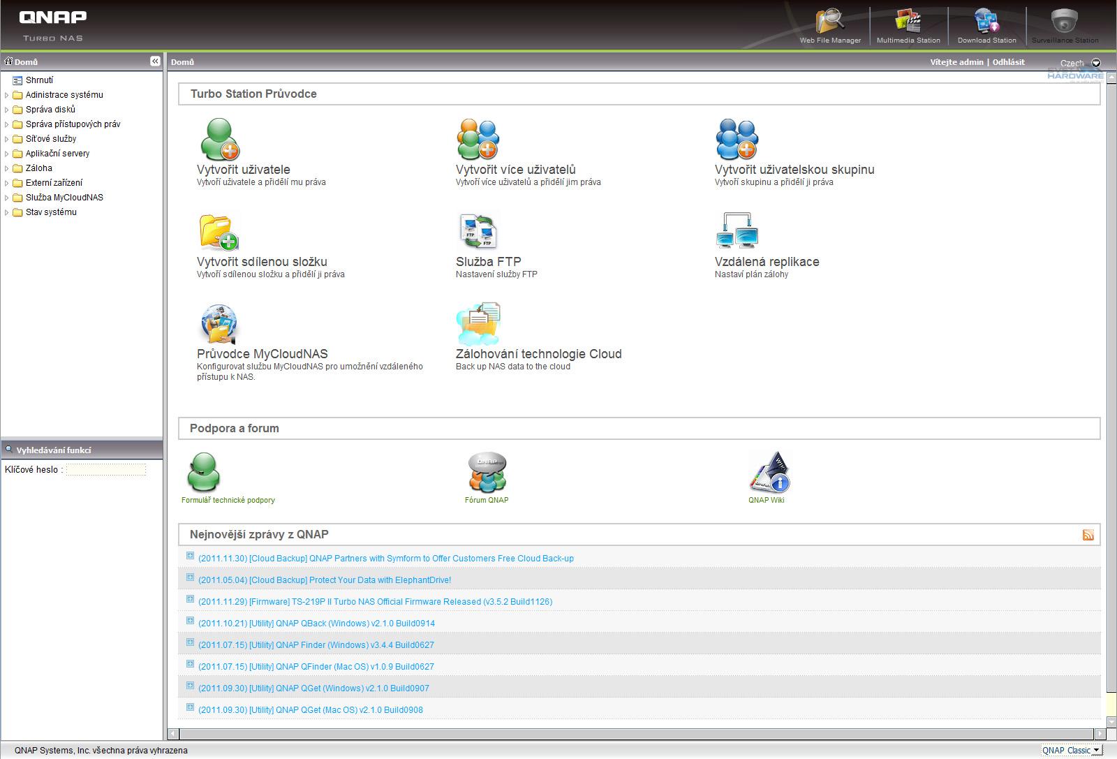 QNAP TS-219P II: NAS do bytu