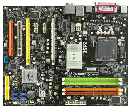 7x základ s P965: MSI P965 Platinum