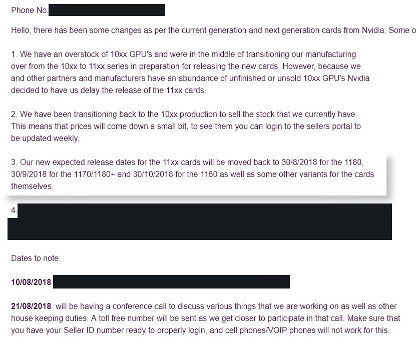 Gamer Meld: GTX 1180 na konci srpna, další v září i říjnu