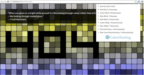 Colorblinding: Jak vypadají webové stránky s barvoslepostí?