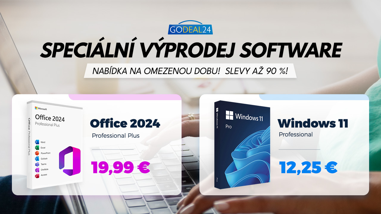 Godeal24 Šílený výprodej: Office 2024 Pro za 19,99 € a Windows 11 Pro za 12,25 €