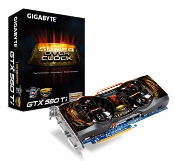 Gigabyte uvádí dvě přetaktované verze GeForce GTX 560 Ti