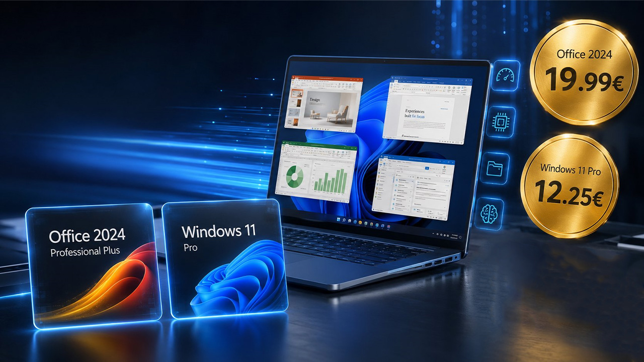 Vylepšete svůj Office s omezeným rozpočtem: Office 2024 Pro za 19,99 € a Office 2021 Home & Business pro Mac za výhodnou cenu