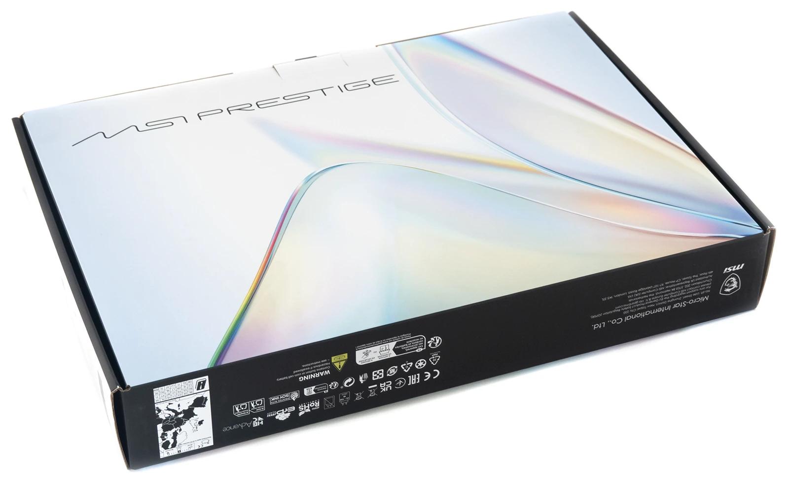 MSI Prestige 16 Flip AI+ krabice