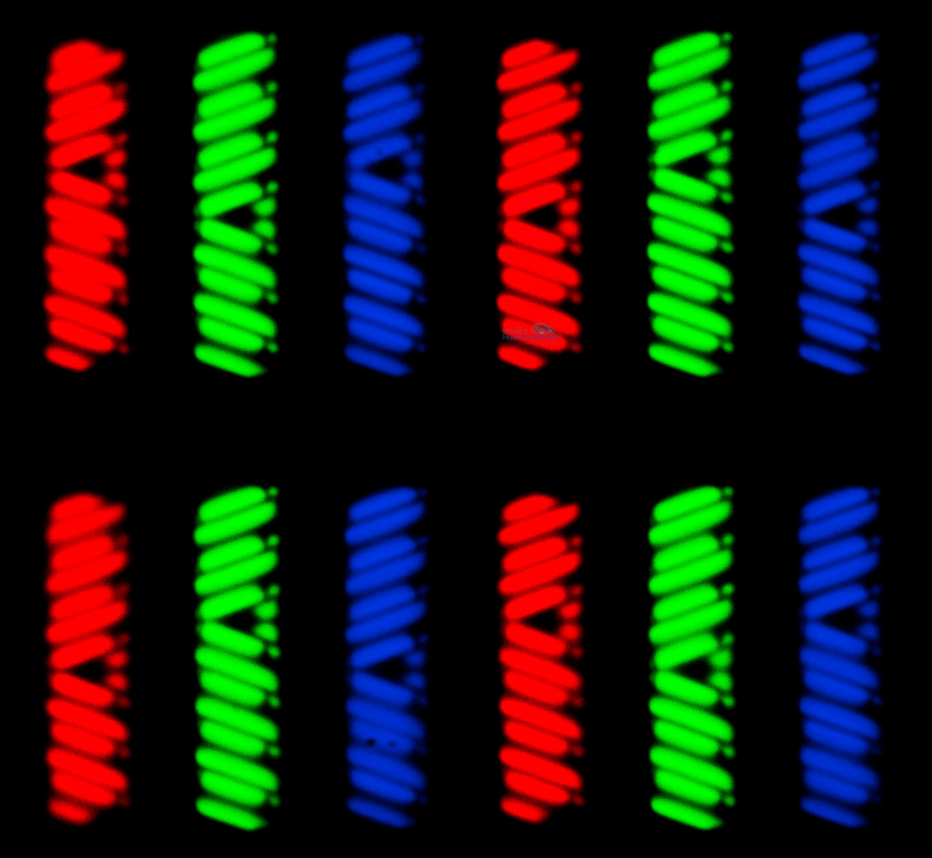 Makrosvět LCD obrazovky