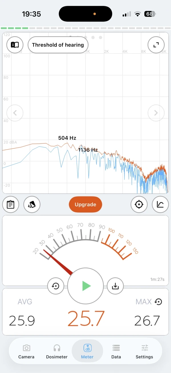 Hlučnost - režim Balanced (u PC)