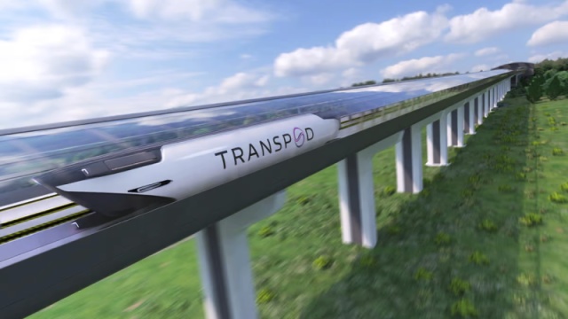 TransPod FluxJet: projekt maglevu v uzavřených trubicích má jezdit až 1200 km/h