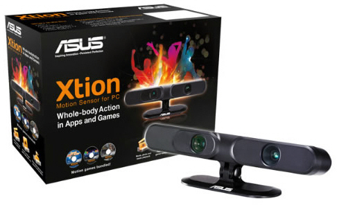 Asus a Xtion Motion Sensor pro snímání pohybu