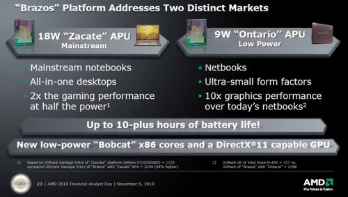 Bulldozer pro notebooky přijde v roce 2012