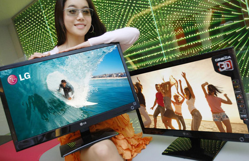 LG představila neblikající 3D monitory