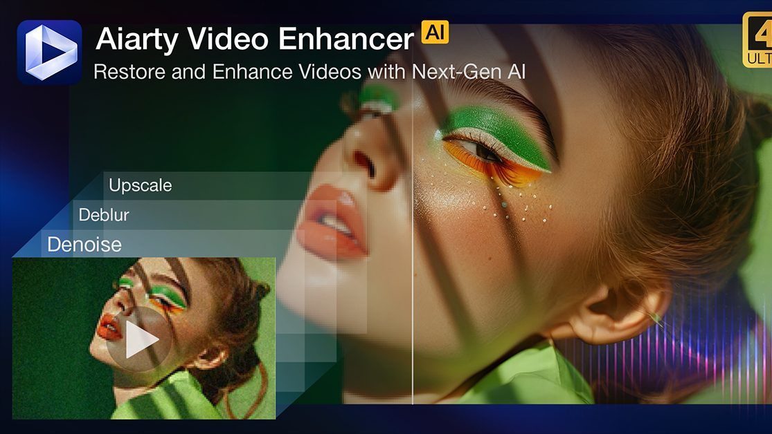 AI vylepšení videa: Upscaling, odstranění šumu a obnovení detailů až do 4K s Aiarty (exkluzivní nabídka)