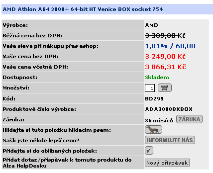 LEVI má v nabídce 90nm Athlon 64 pro socket s754