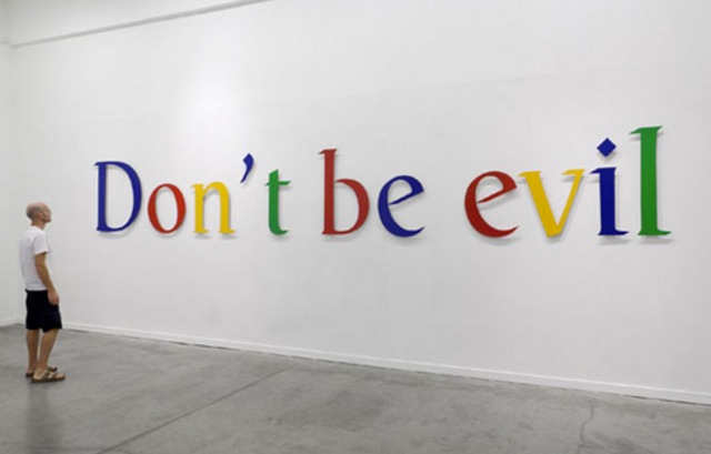 Google se zbavil svého motta "Nebuď zlý" 