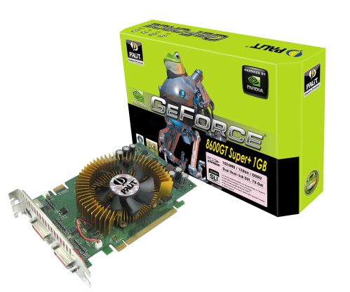 Palit má dva přírůstky v sérii GeForce 8000 Super+ 1GB