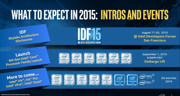 Intel Skylake-S: další nové procesory nastoupí již zítra